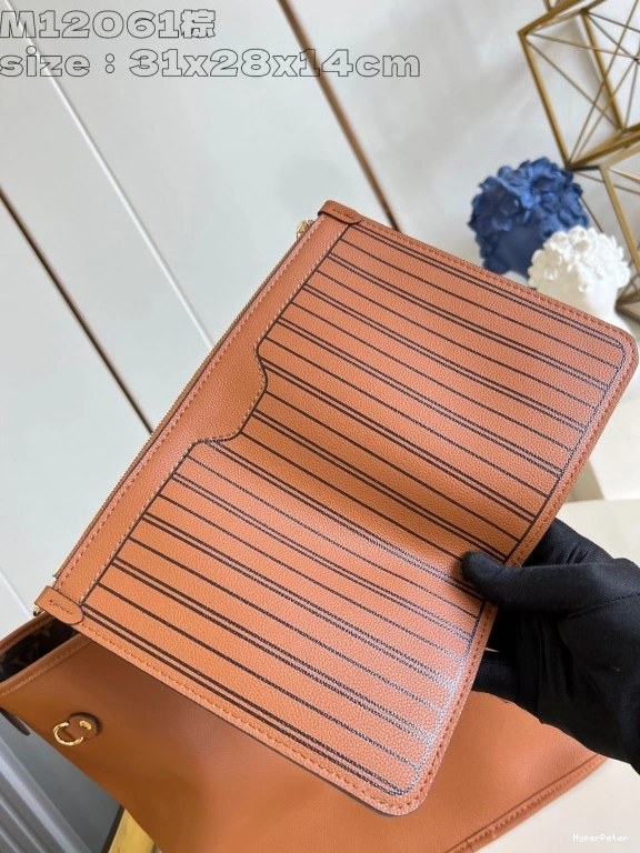 LOUIS NEVERFULL MM-31*28*14cm VUITTON 0812